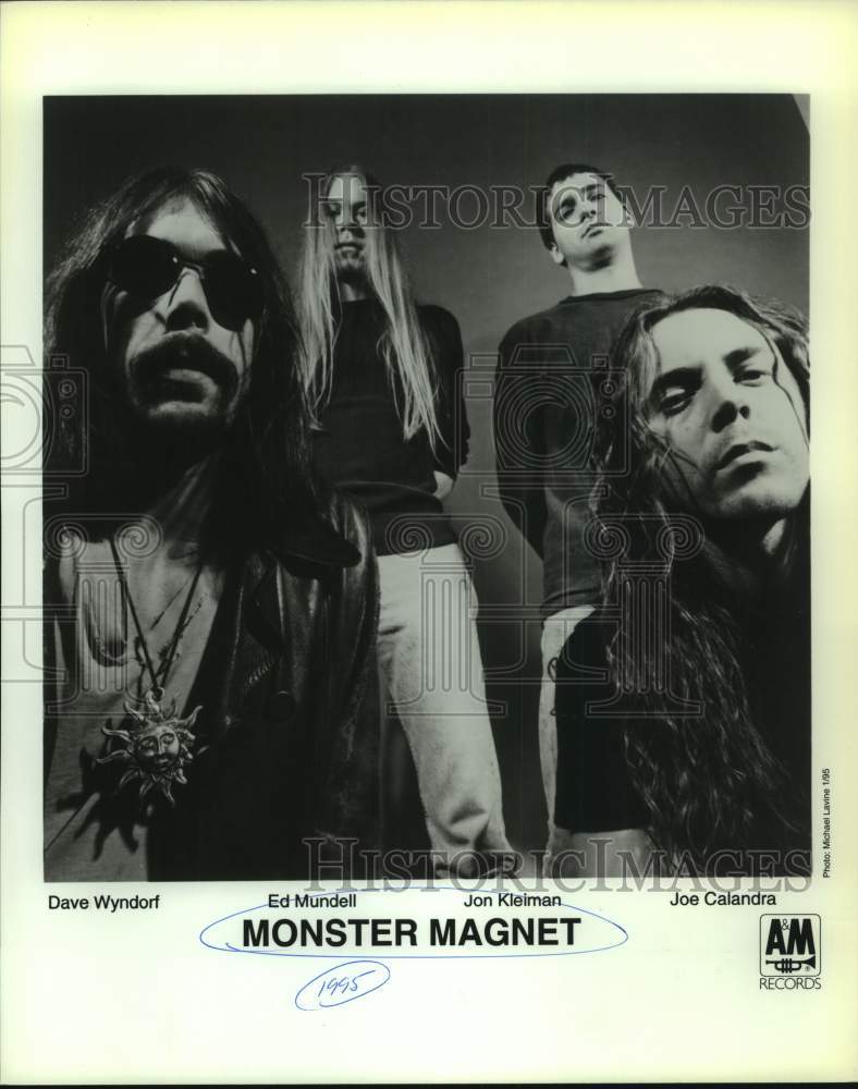 1995 Press Photo Monster Magnet Band Members, Entertainers, Musicians- Historic Images