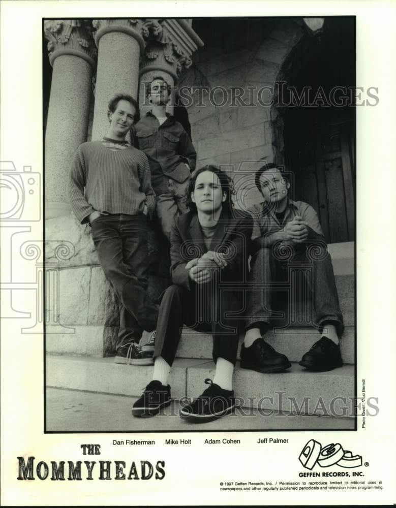 1997 Press Photo Four Members of the band The Mommyheads, Entertainers- Historic Images