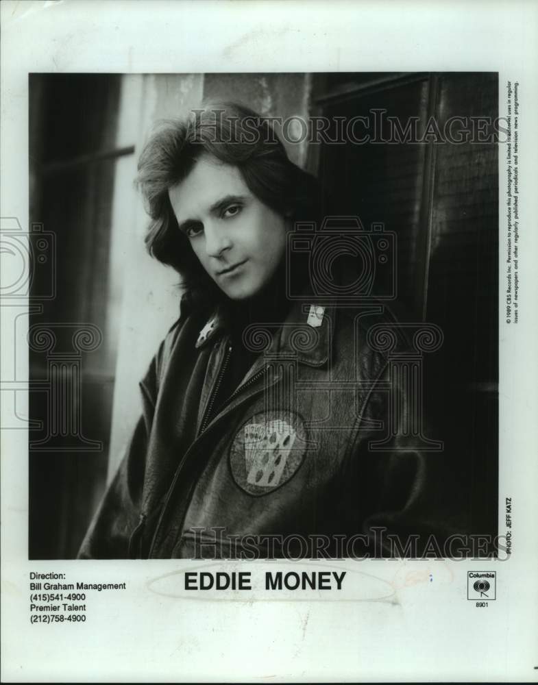 1989 Press Photo Musician Eddie Money, Entertainer - sap15758- Historic Images