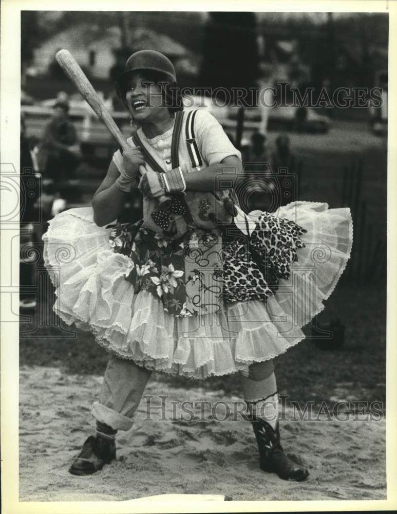 1987 Press Photo Actress Jackee Harry in &quot;The Incredible Ida Early&quot; on NBC-TV- Historic Images