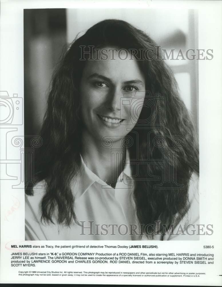 1989 Press Photo Actress Mel Harris stars as Tracy in &quot;K-9&quot; movie - sap15945- Historic Images