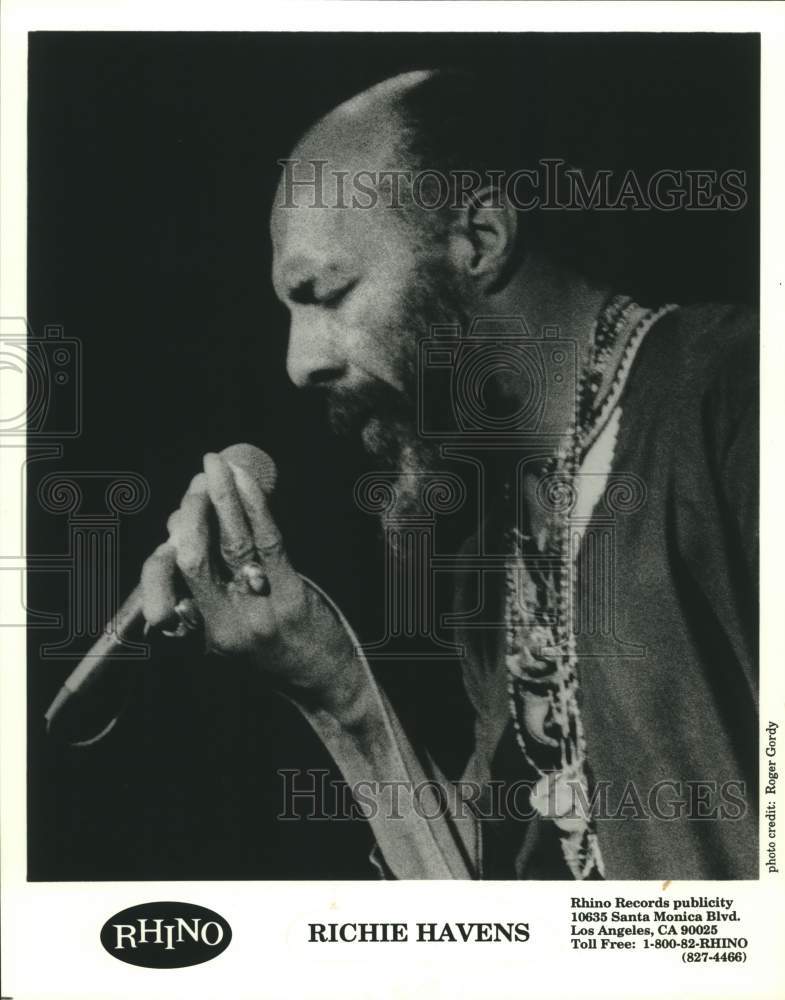 1997 Press Photo Richie Havens, Entertainer, Singer - sap16013- Historic Images