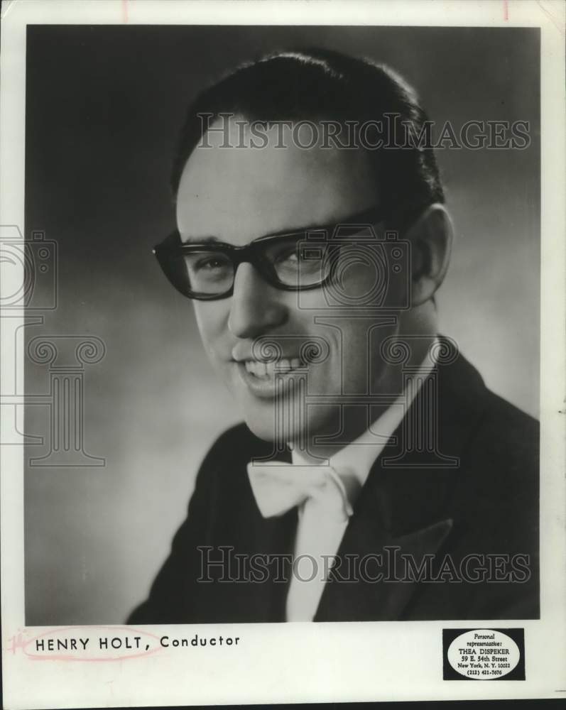 1980 Press Photo Henry Holt, Conductor - sap16168- Historic Images