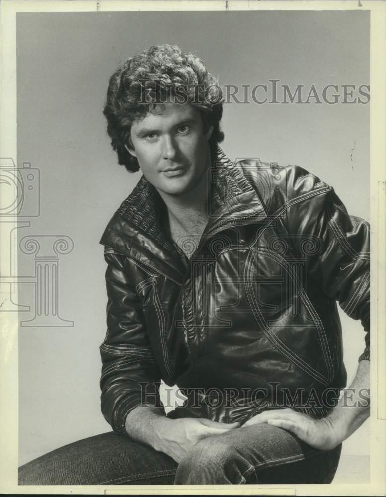 1982 Press Photo David Hasselhoff stars on Knight Rider, on NBC Television.- Historic Images