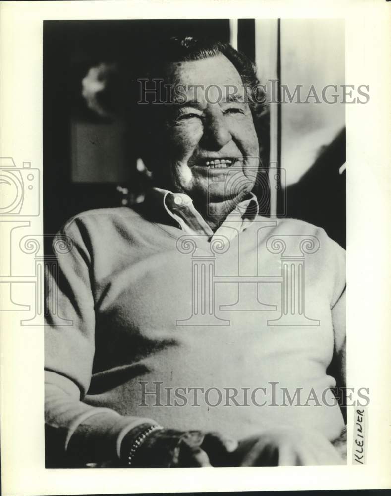 1986 Press Photo Phil Harris, American comedian, actor, singer and jazz musician- Historic Images