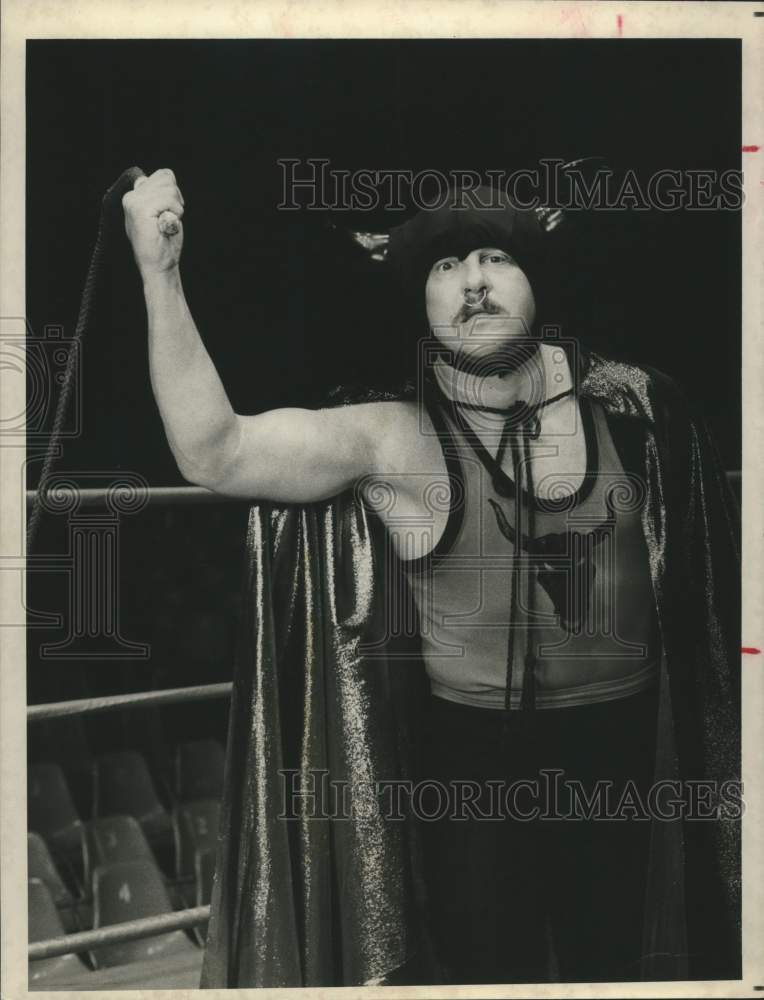 1977 Press Photo Actor Alex Karras in Wrestling Outfit - sap16490- Historic Images