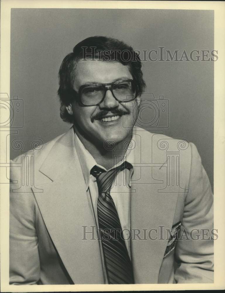 1976 Press Photo Actor Alex Karras, &quot;ABC&#39;s Monday Night Football&quot; on ABC TV- Historic Images