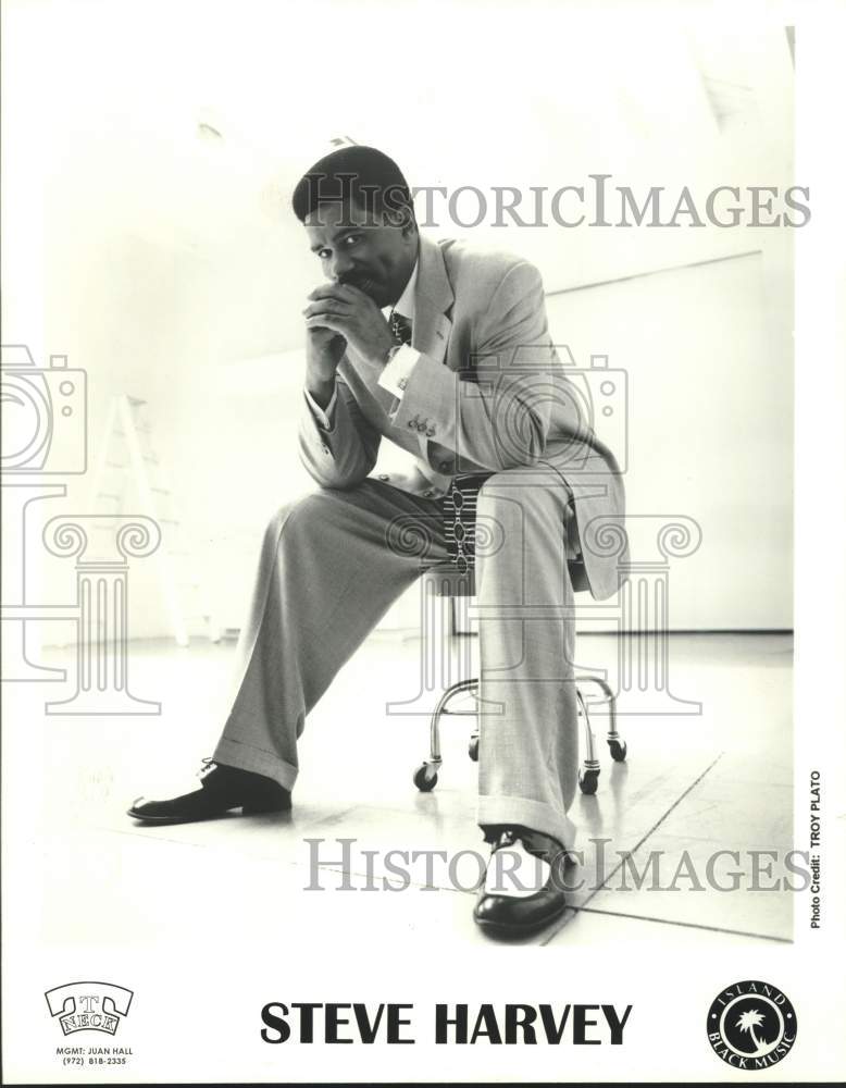 1997 Press Photo Entertainer Steve Harvey - sap16616- Historic Images