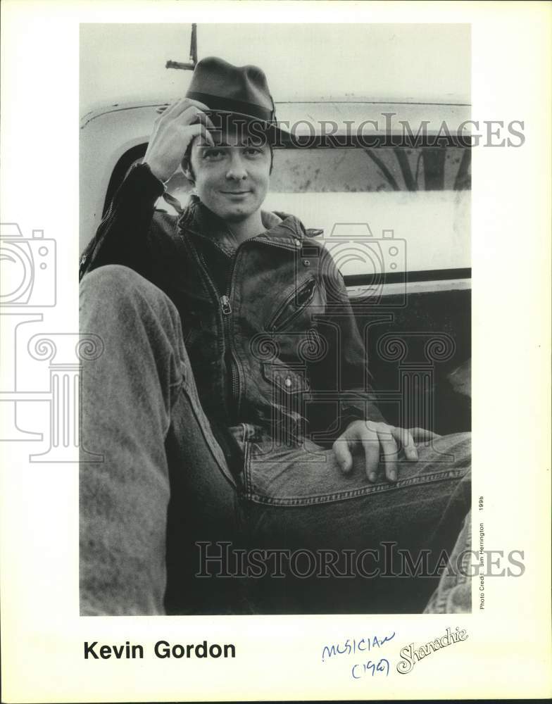 1996 Press Photo Kevin Gordon, blues rock singer, songwriter and musician.- Historic Images
