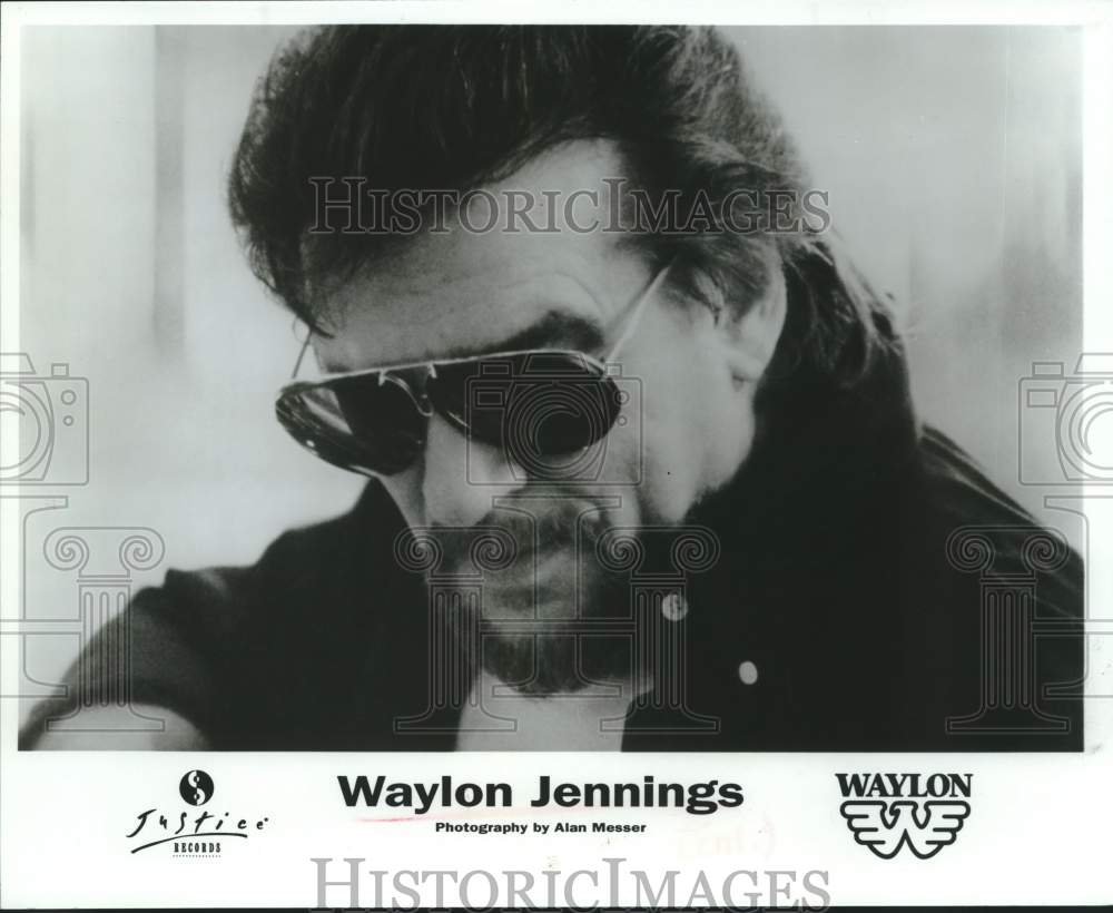 1996 Press Photo Waylon Jennings, Musician - sap16954- Historic Images