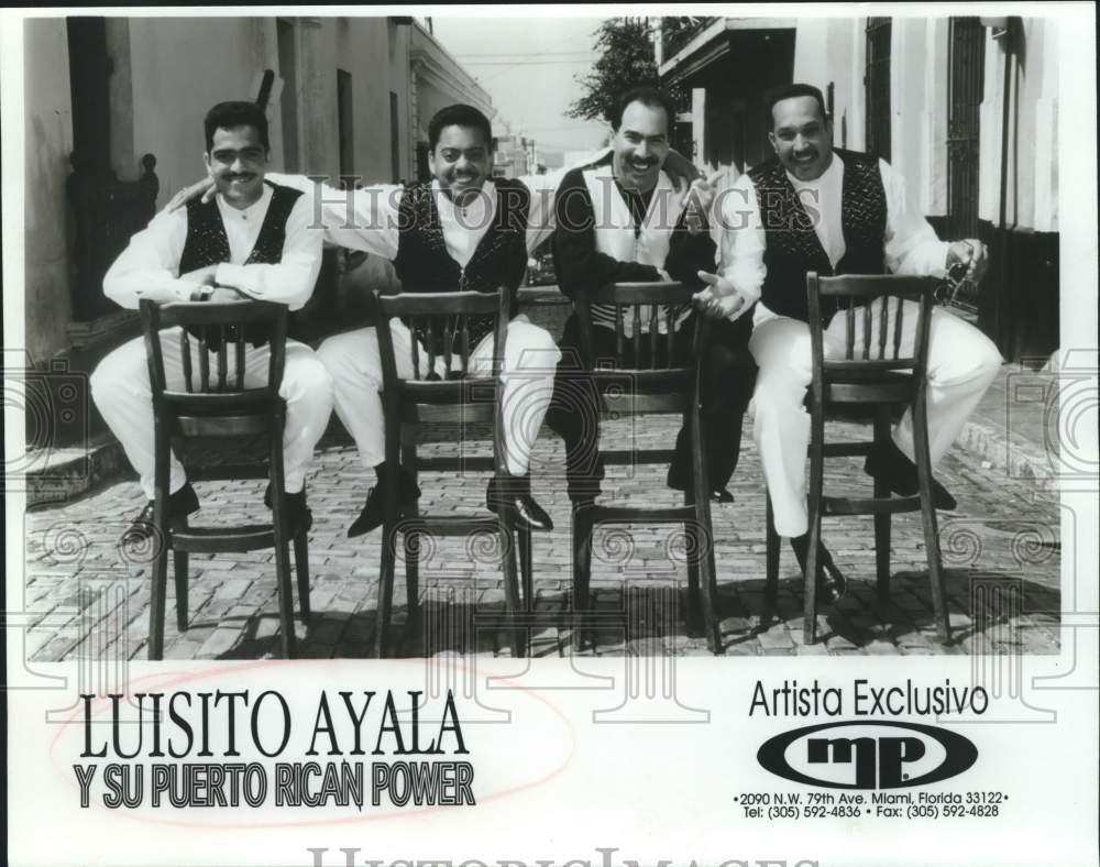 Press Photo Luisito Ayala and Puerto Rican Power, salsa group. - sap17069- Historic Images