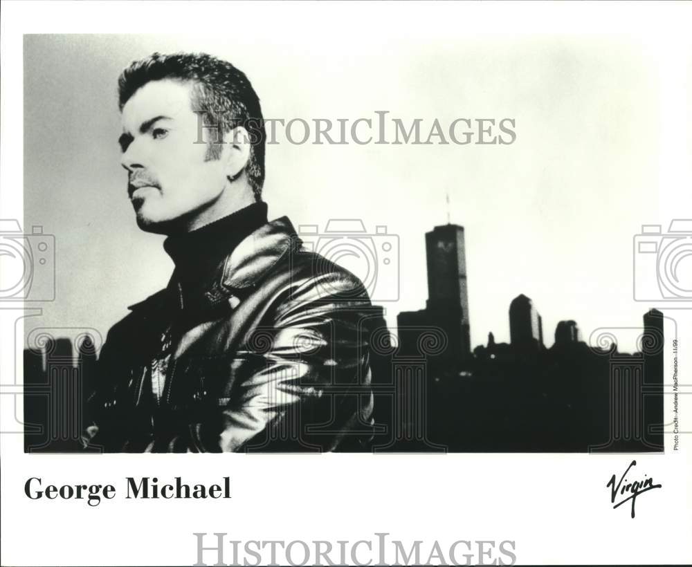 1999 Press Photo George Michael, English pop singer, songwriter and producer.- Historic Images