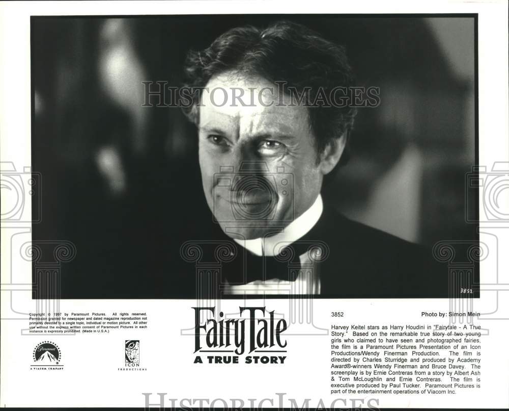 1997 Press Photo Harvey Keitel in a scene from Fairytale - A True Story.- Historic Images