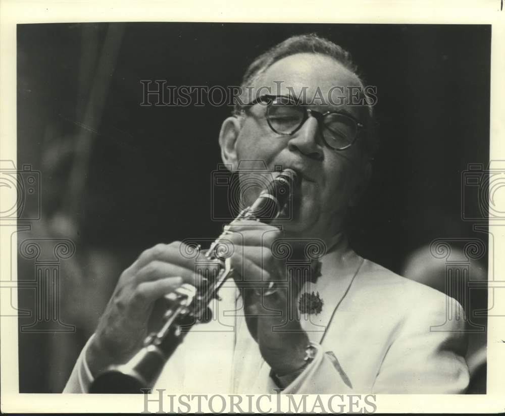 1980 Press Photo Musician Benny Goodman - sap17234- Historic Images