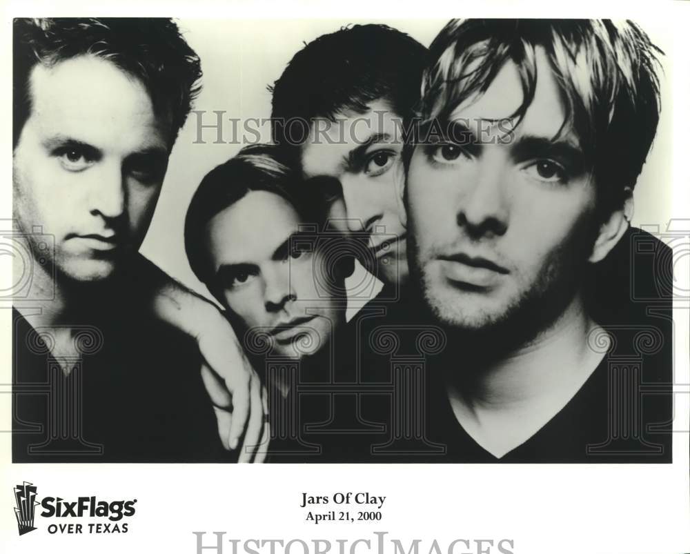 2000 Press Photo Members of Jars of Clay, Christian rock band from Nashville.- Historic Images