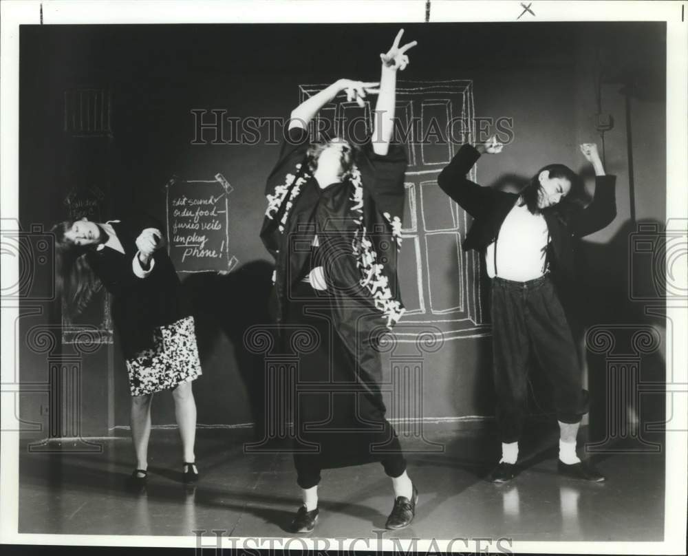 1989 Press Photo Dancers with Jump-Start Performance Company, "Visions & Voices"- Historic Images