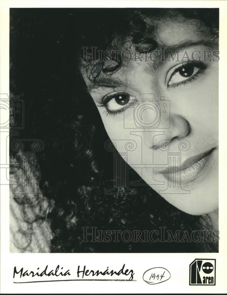 1994 Press Photo Singer Maridalia Hernandez - sap17341- Historic Images