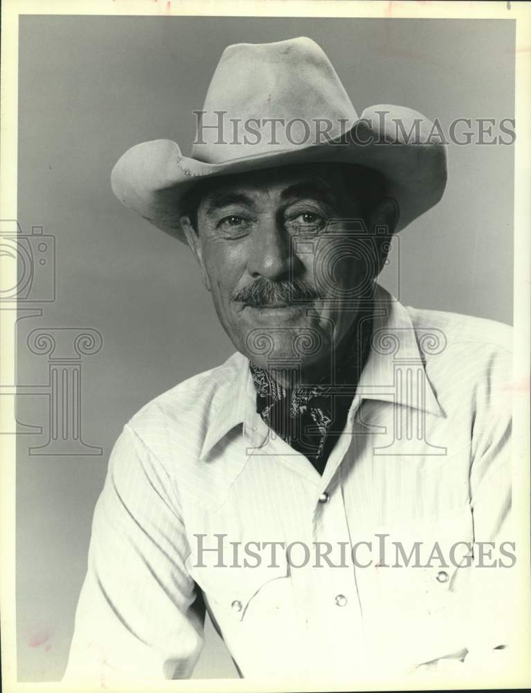 1983 Press Photo Actor Ken Curtis is Coryell in "The Yellow Rose" on NBC TV- Historic Images