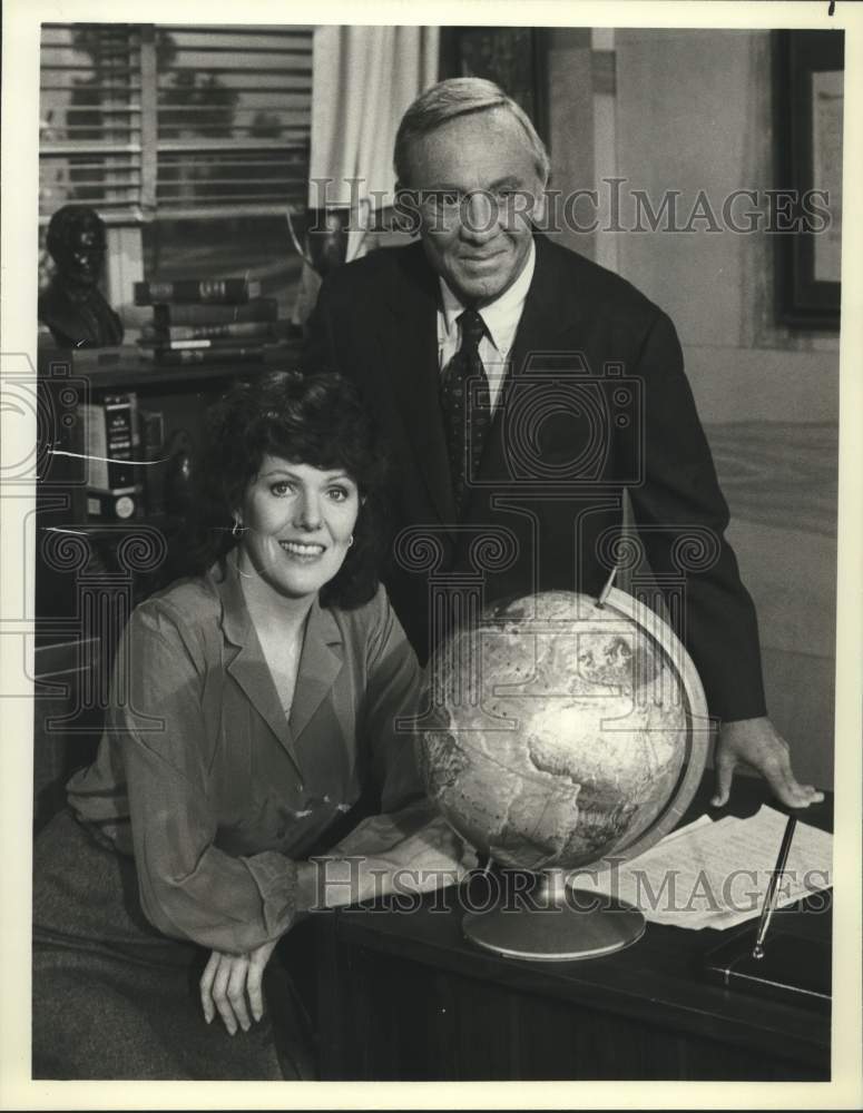 1982 Press Photo Actors Lynn Redgrave, Norman Fell in "Teachers Only" on NBC-TV- Historic Images