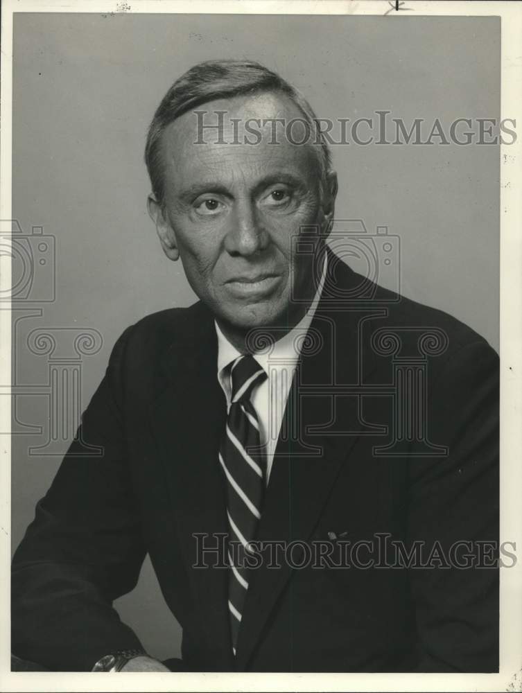 1983 Press Photo Actor Norman Fell, co-star of NBC-TV's "Teacher's Only"- Historic Images