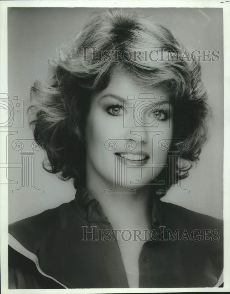 1984 Press Photo Host Mary Hart of &quot;Entertainment Tonight&quot; - sap17612- Historic Images