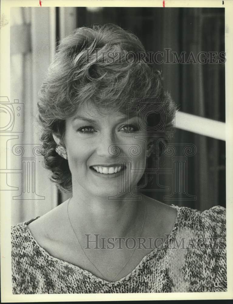 1981 Press Photo Mary Hart co-hosts "The Regis Philbin Show" on NBC Television- Historic Images