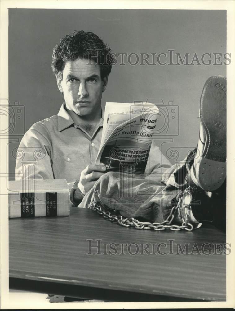 1988 Press Photo Actor Mark Harmon in "The Deliberate Stranger" on NBC-TV- Historic Images