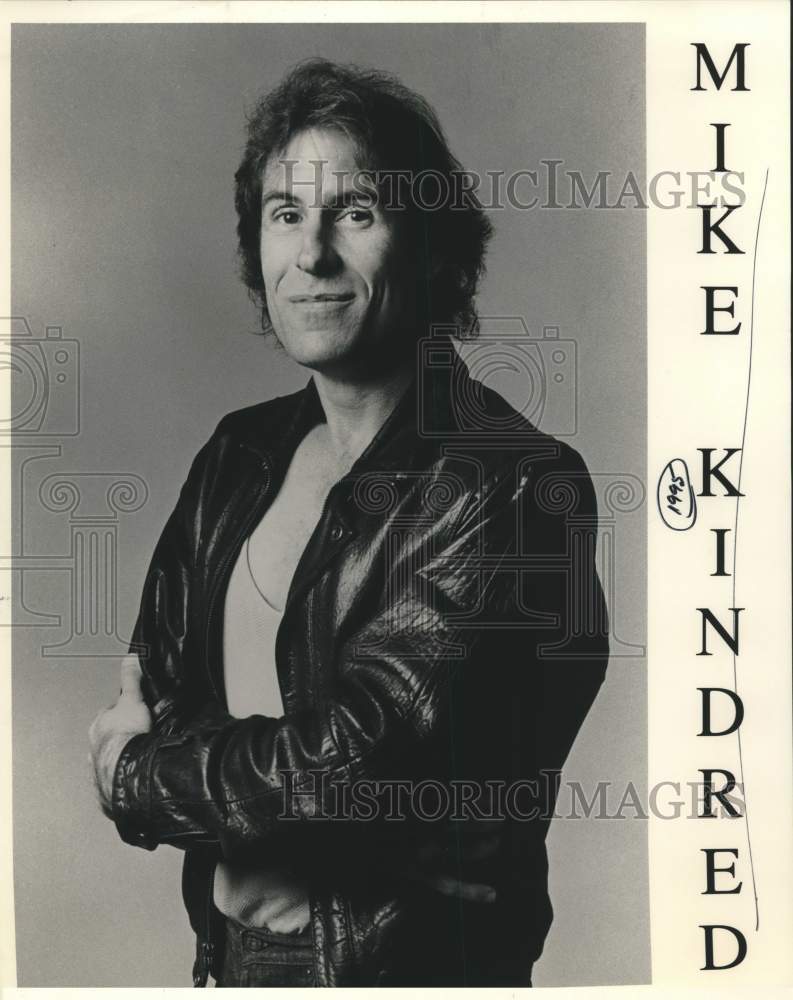 1995 Press Photo Mike Kindred, American blues pianist. - sap17812- Historic Images