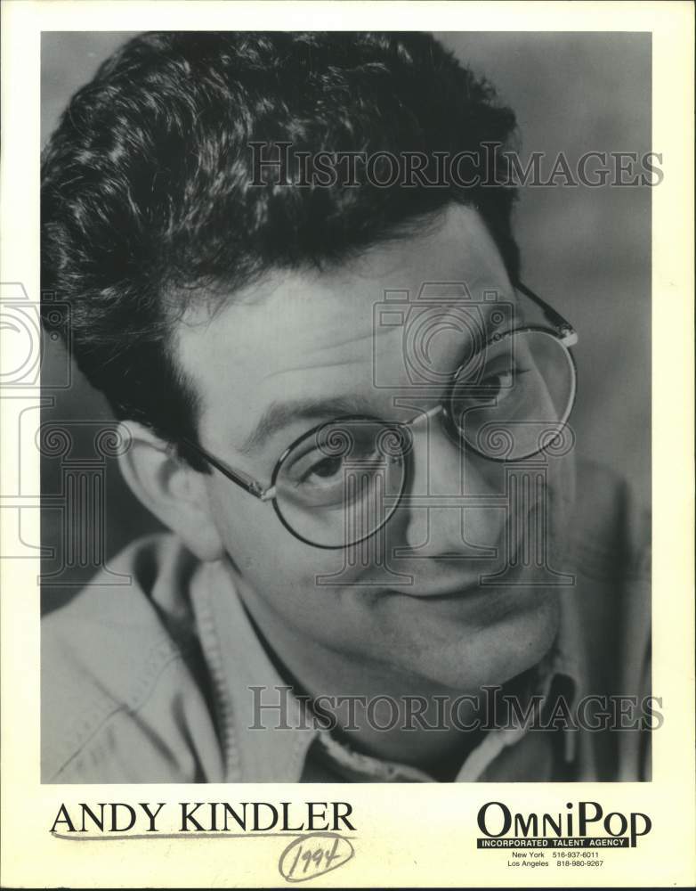 1994 Press Photo Andy Kindler, American comedian from New York. - sap17814- Historic Images