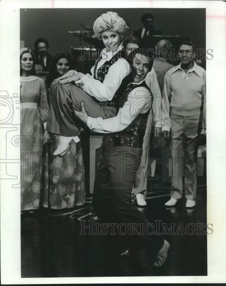 1978 Press Photo Dancing team Bobby Burgess and Cissy King on Lawrence Welk- Historic Images