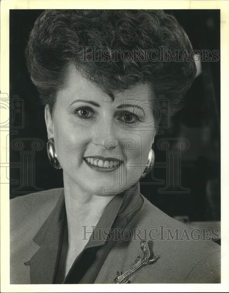 1987 Press Photo Judy Jay, director of &quot;It&#39;s Only A Play,&quot;Texas - sap17945- Historic Images