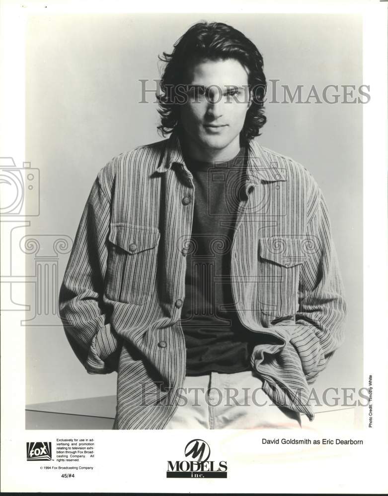 1994 Press Photo Actor David Goldsmith at Eric Dearborn in Models Incorporated- Historic Images