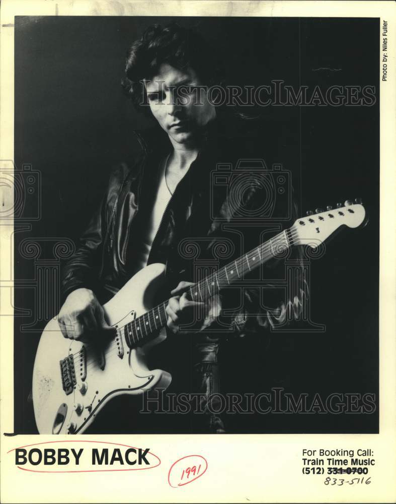 1991 Press Photo Musician Bobby Mack - sap17988- Historic Images