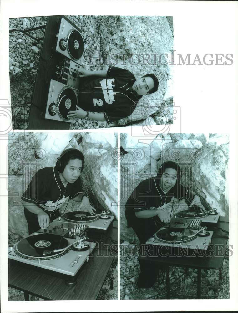 2001 Press Photo DJ Jester, Musician in composite - sap18110- Historic Images