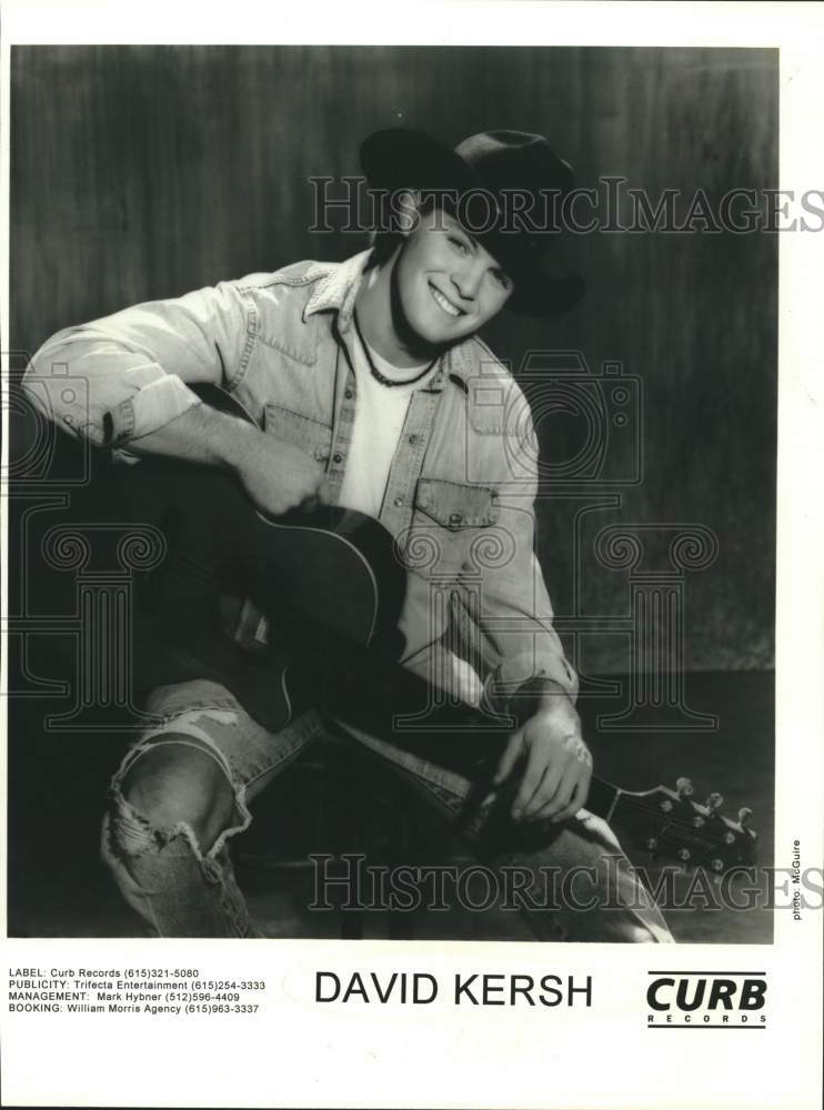 1997 Press Photo Musician David Kersh, Guitar Player - sap18225- Historic Images