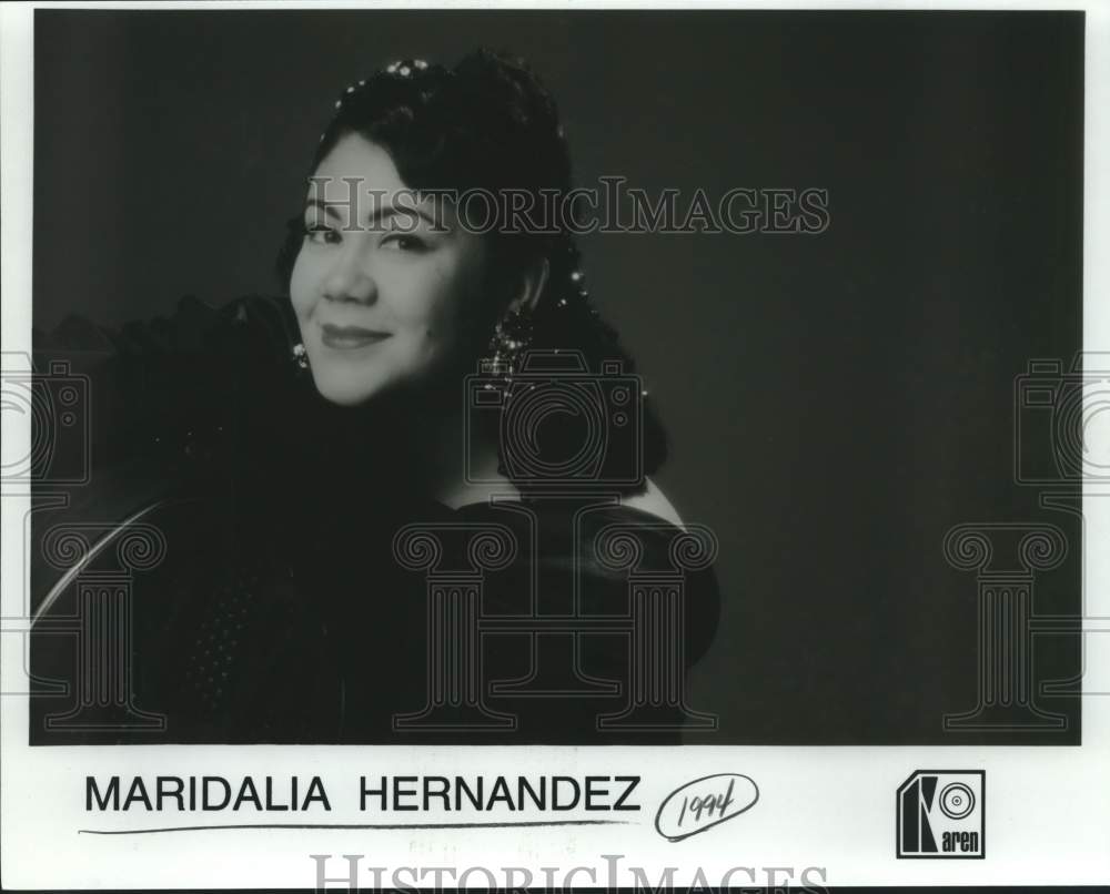 1994 Press Photo Singer Maridalia Hernandez - sap18285- Historic Images