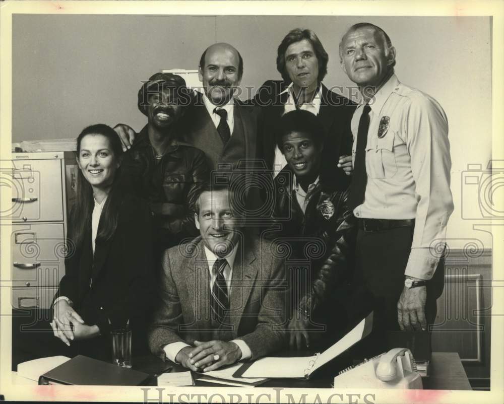 1981 Press Photo Cast of "Hill Street Blues" Television Show - sap18330- Historic Images