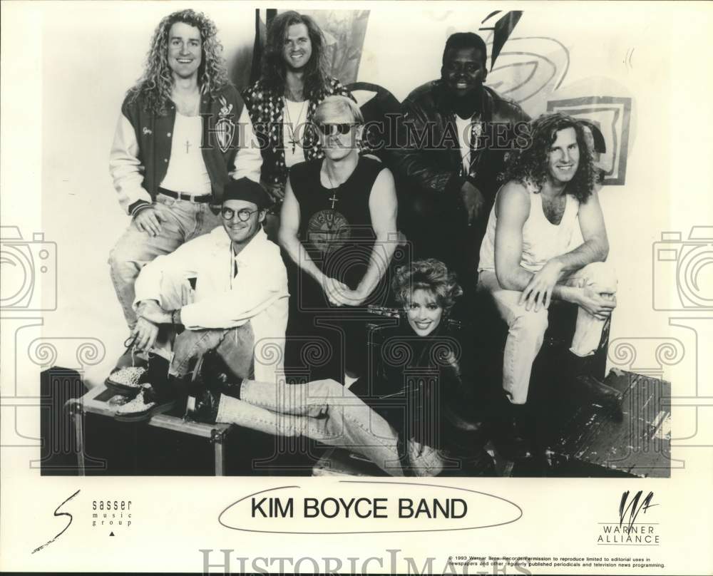 1992 Press Photo Members of the Kim Boyce Band, Entertainers - sap18350- Historic Images