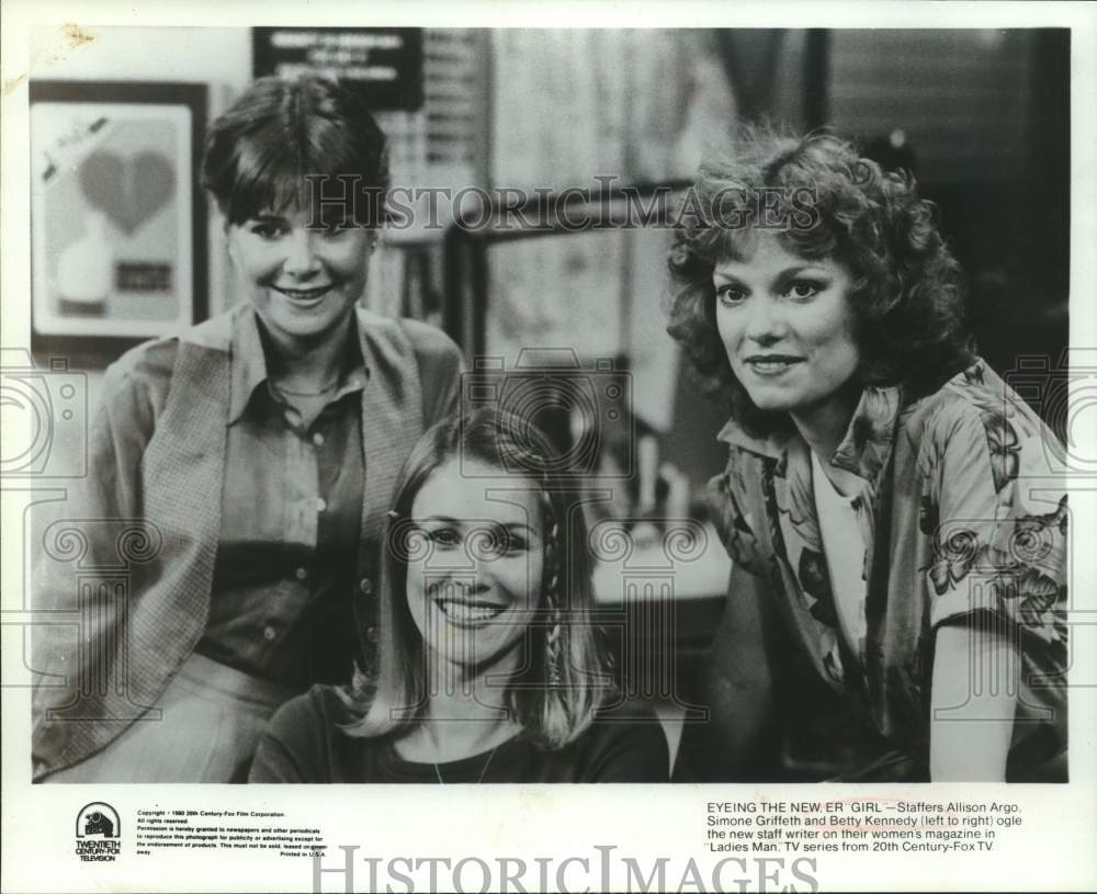 1983 Press Photo Actress Betty Kennedy on &quot;Ladies Man&quot; Television Series on Fox- Historic Images