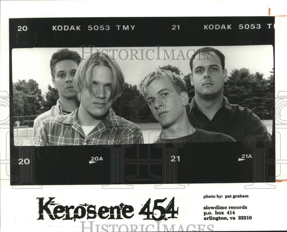 1996 Press Photo Four Members of the band Kerosene 454, Entertainers - sap18382- Historic Images