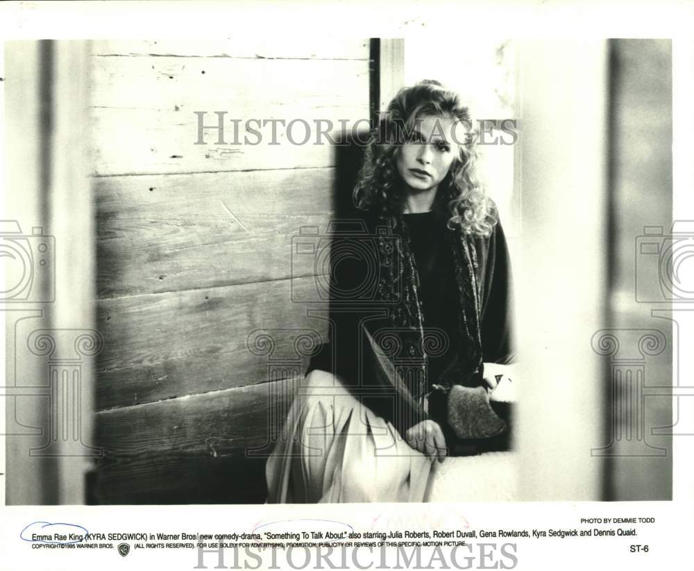 1995 Press Photo Actress Kyra Sedgwick in &quot;Something To Talk About&quot; movie- Historic Images