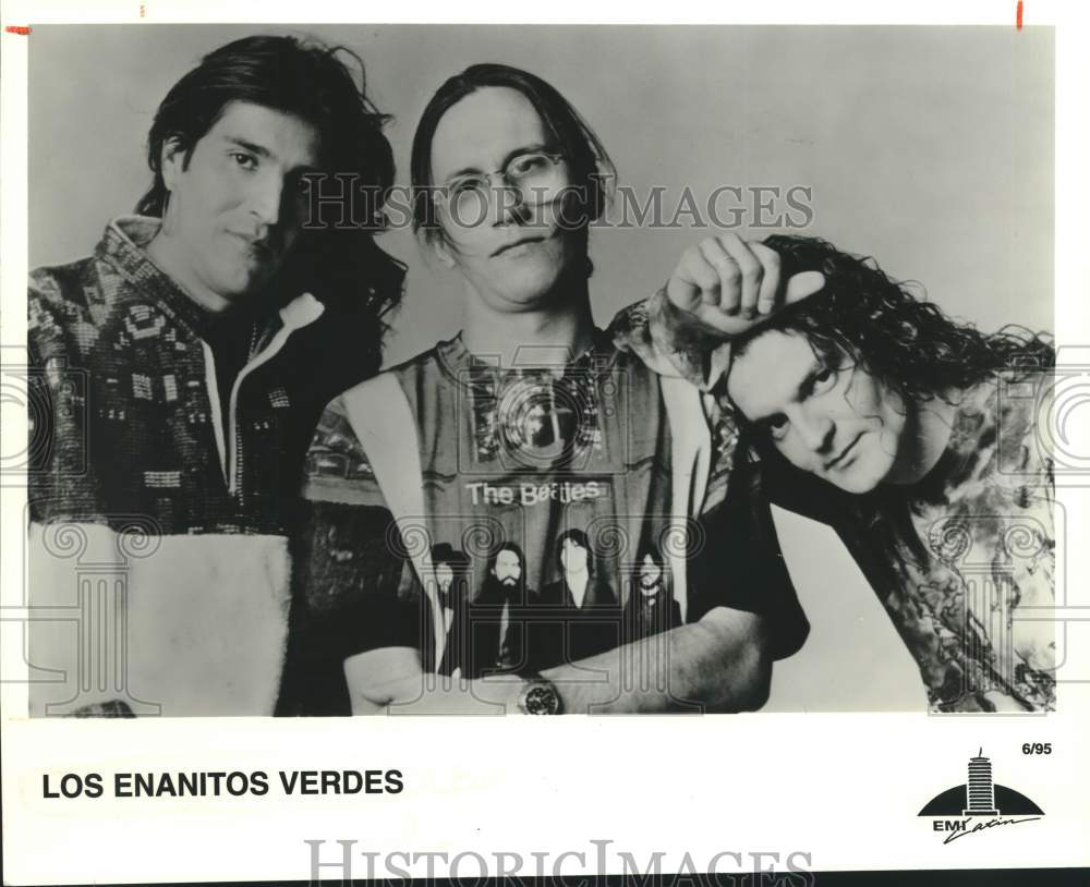 1995 Press Photo Musical Group Los Enanitos Verdes - sap18563- Historic Images