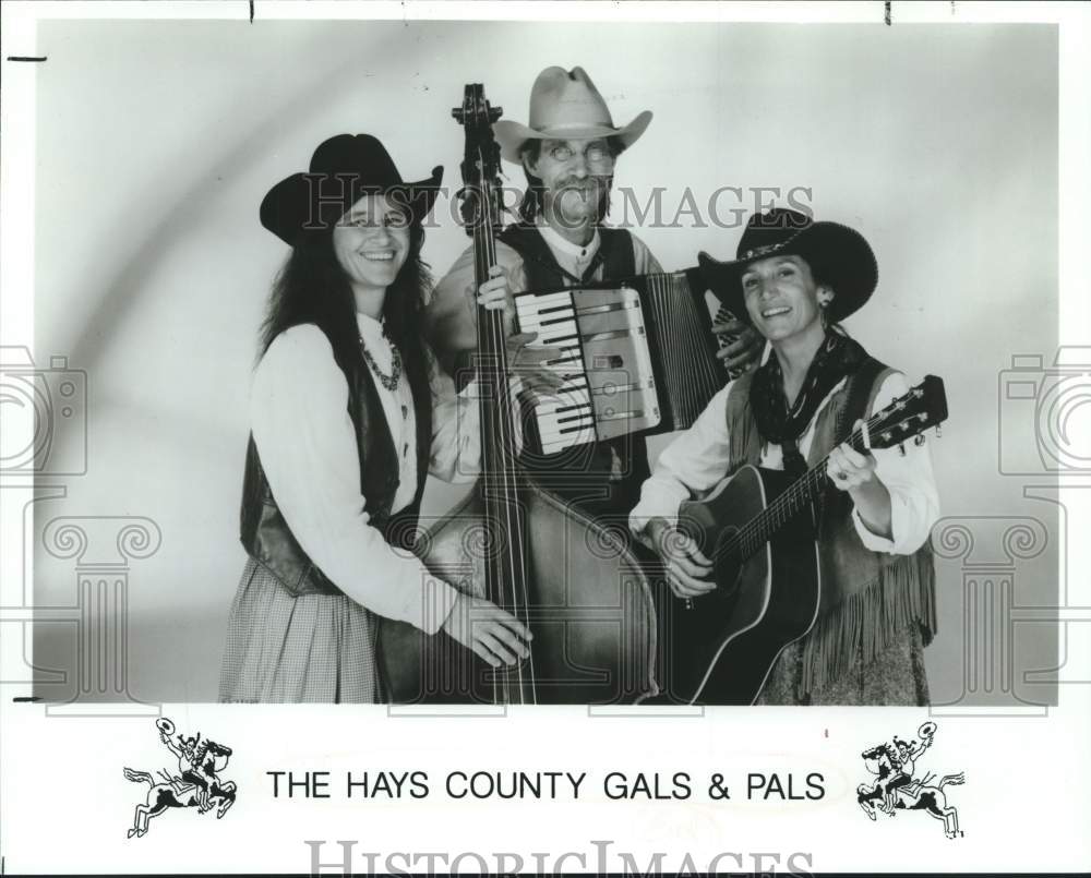 1995 Press Photo The Hays County Gals and Pals, musicians and singers- Historic Images