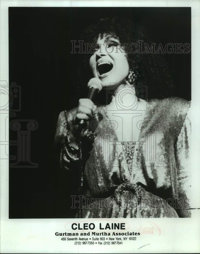 1997 Press Photo Singer Cleo Laine, Entertainer - sap18912- Historic Images