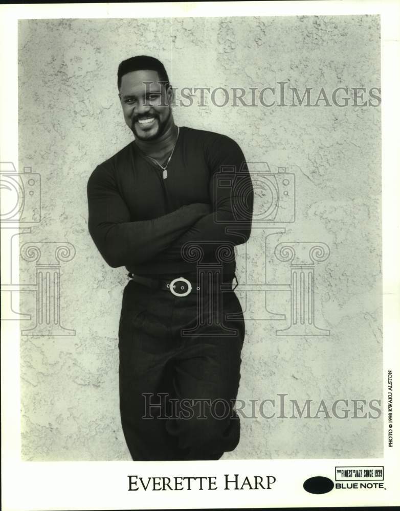 1998 Press Photo Musician Everette Harp - sap18937- Historic Images