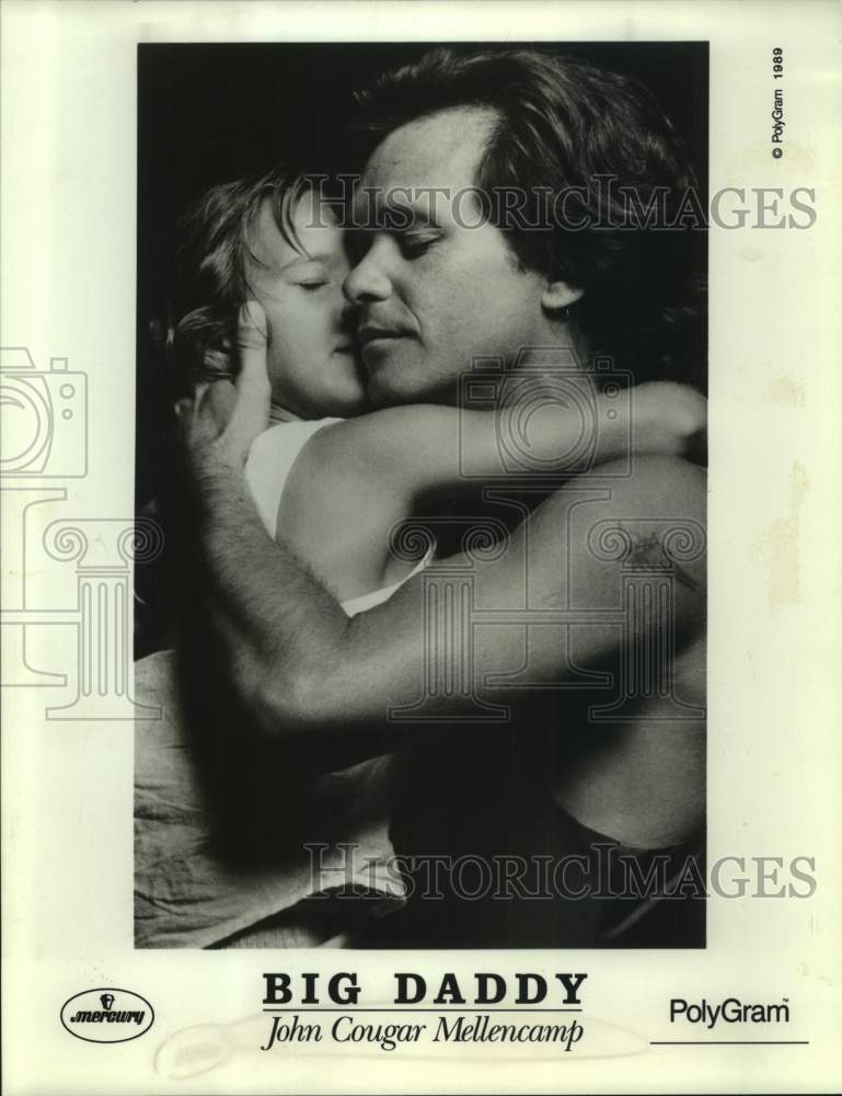 1989 Press Photo John Cougar Mellencamp, Big Daddy Album Cover - sap19006- Historic Images