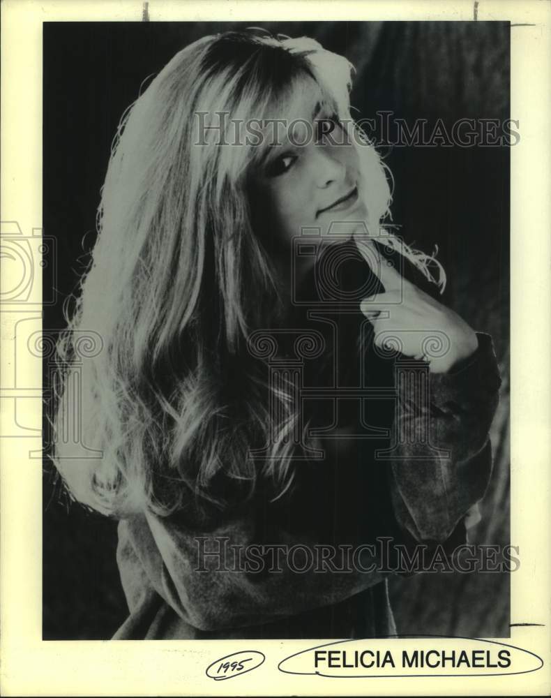 1995 Press Photo Comedian Felicia Michaels - sap19009- Historic Images