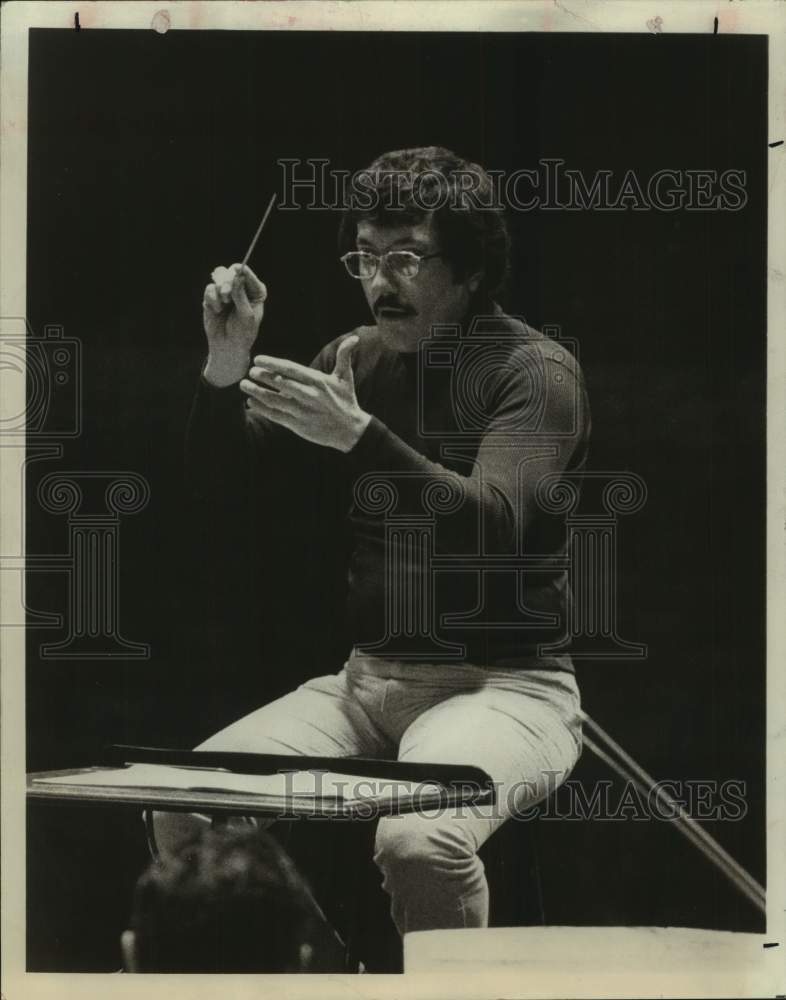 1978 Press Photo Roger Melone, Associate Conductor San Antonio Symphony- Historic Images