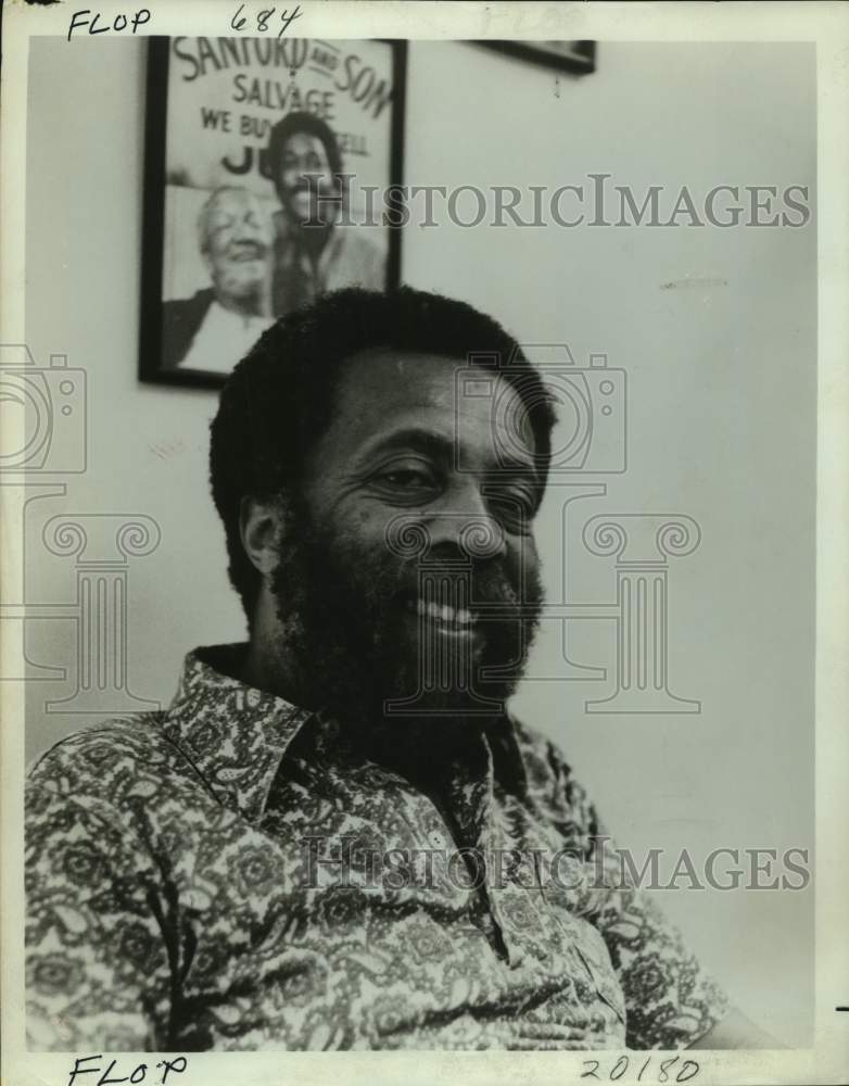 1975 Press Photo Actor Whitman Mayo smiles in closeup - sap19390- Historic Images