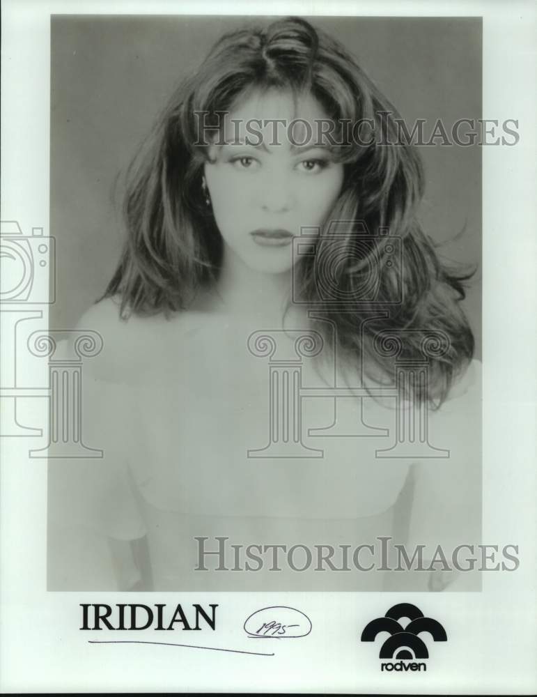 1995 Press Photo Entertainer Iridian - sap19416- Historic Images